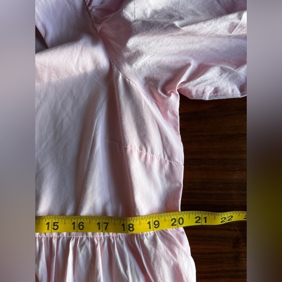 The Tiny Tassel Pink Tiered maxi dress size medium - Picture 11 of 12